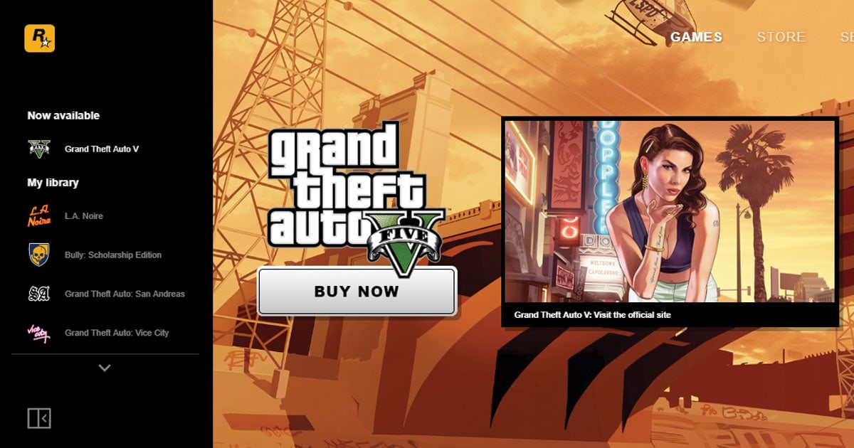 Rockstar Games pubblica il suo launcher per PC, con San Andreas gratis